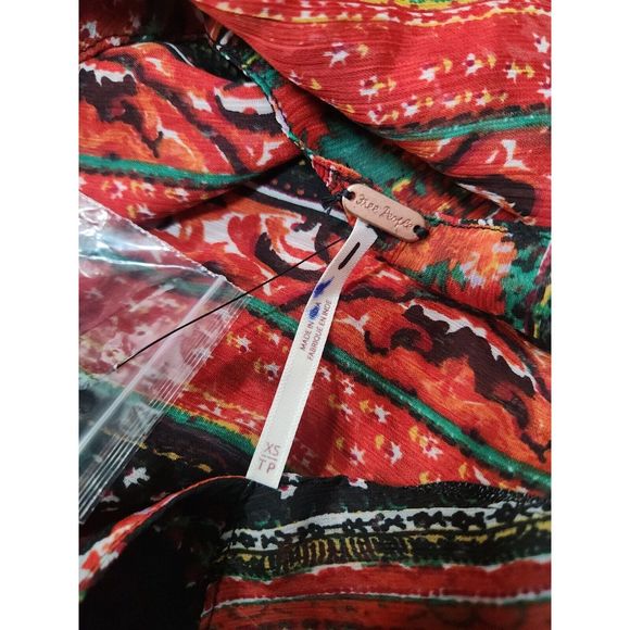 Free People Magic Hour Wrap Top Size XS. B-11 - Picture 5 of 5